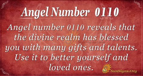 0110 angel number|Angel Number 0110 Meaning And Significance